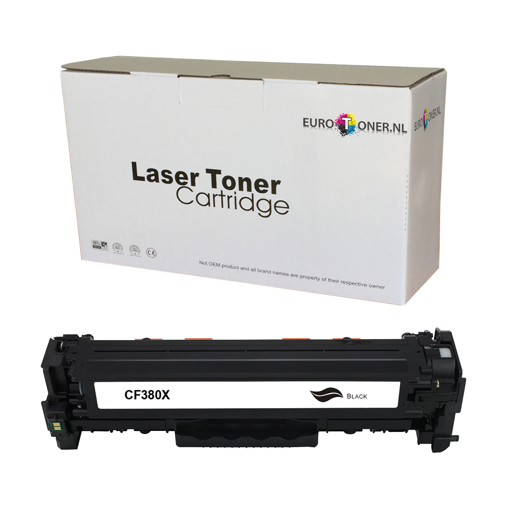 Huismerk HP 312X (CF380X) Toner Black Hoge Capaciteit