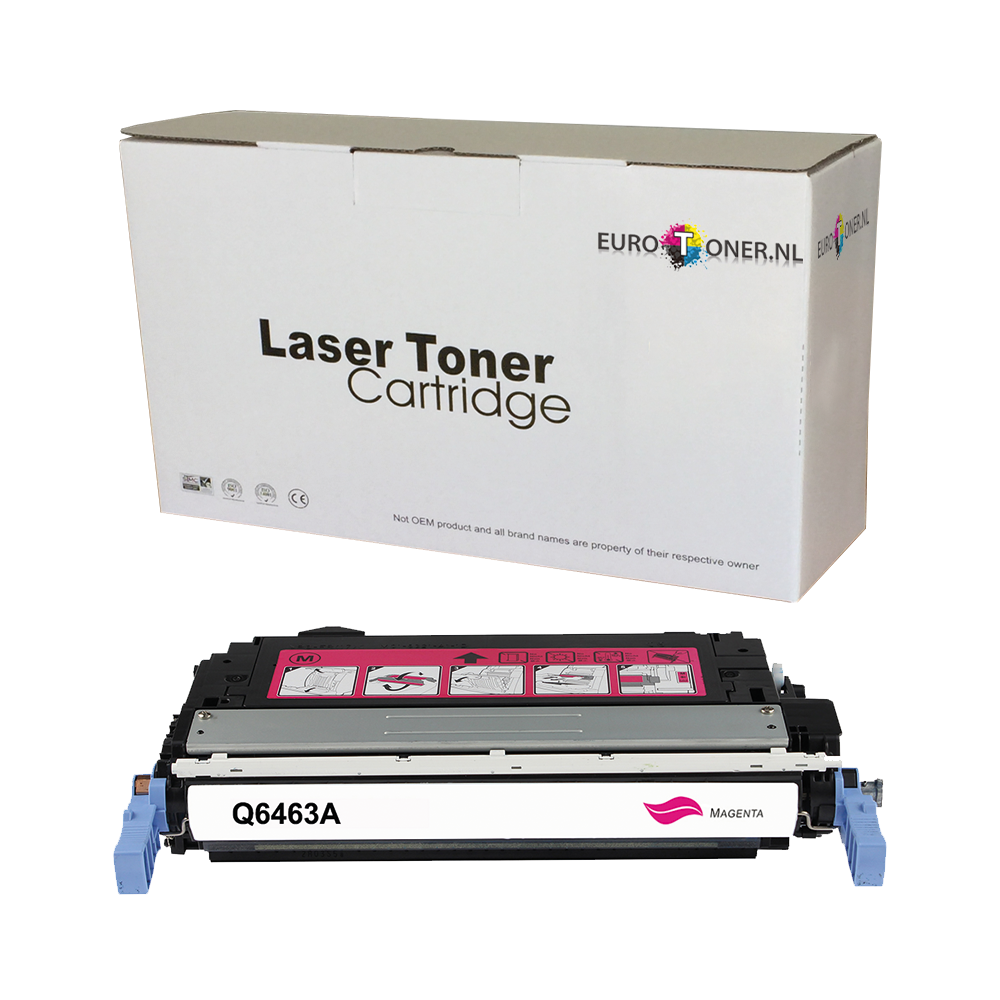 Huismerk HP 644A (Q6463A) Toner Magenta