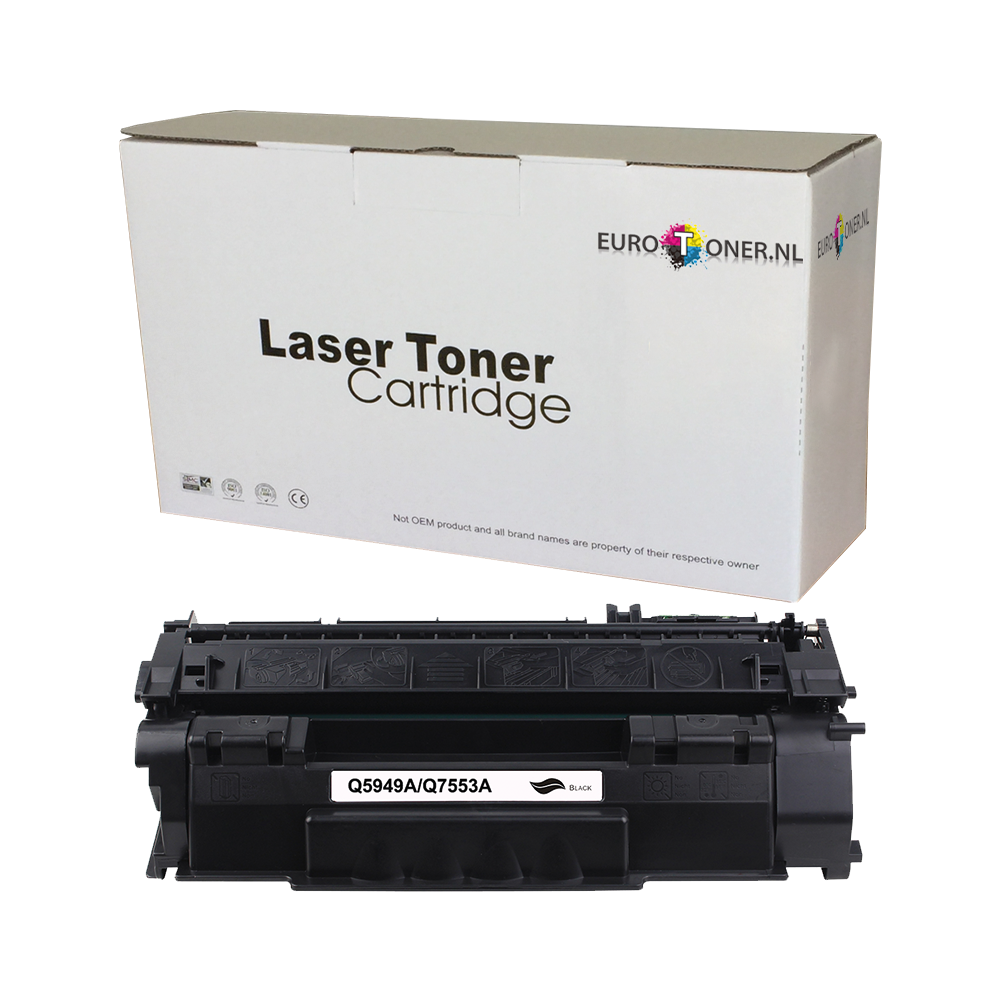 Huismerk HP 53A (Q7553A) Toner Black