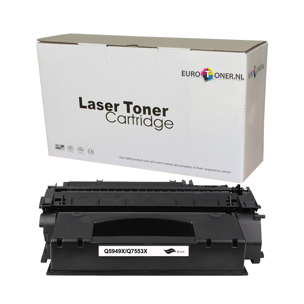 Huismerk HP 53X (Q7553X) Toner Black Hoge Capaciteit