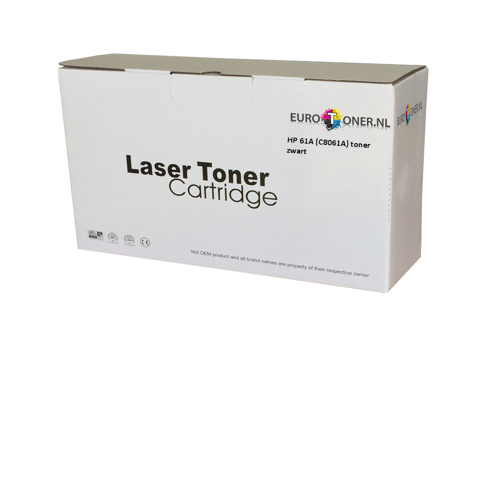 Huismerk HP 61A (C8061A) Toner Black