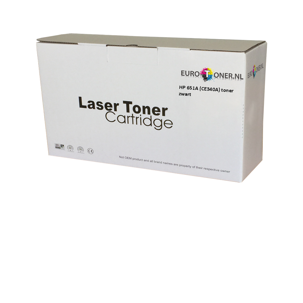 Huismerk HP 651A (CE340A) Toner Black